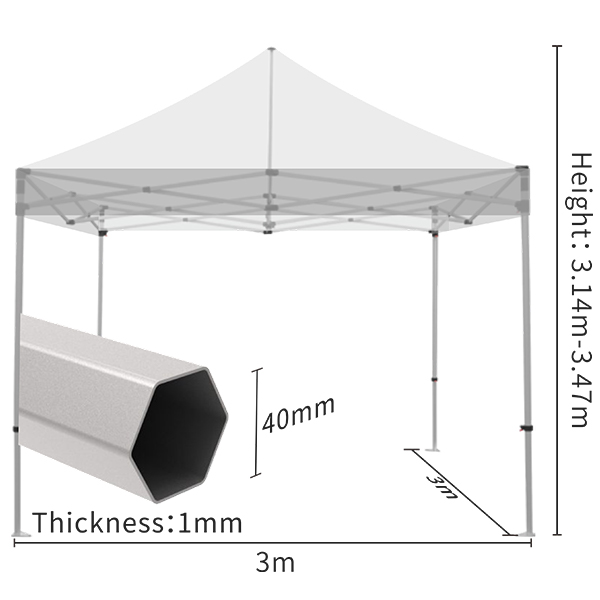 Outdoor Wodoodporny składany Łatwy w konfiguracji Standardowy aluminiowy namiot 