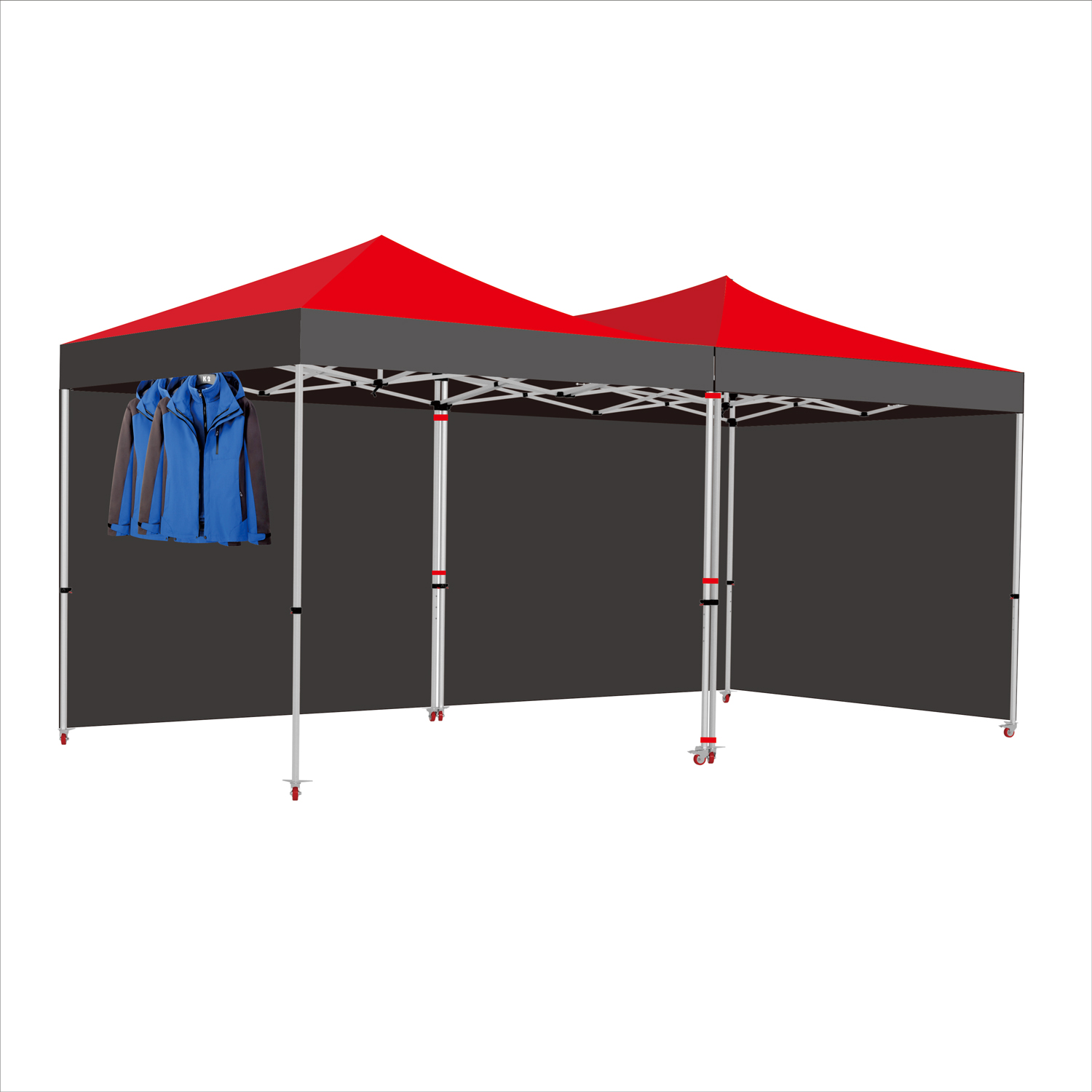 Outdoor Wodoodporny składany Łatwy w konfiguracji Standardowy aluminiowy namiot 